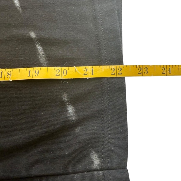 Lisa International Black Embroidered Jersey Knit Cardigan Tank Top Set Large - Picture 14 of 14